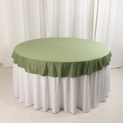 Scuba Round Tablecloth 70" Dusty Sage Green - Wrinkle Free Table Cover