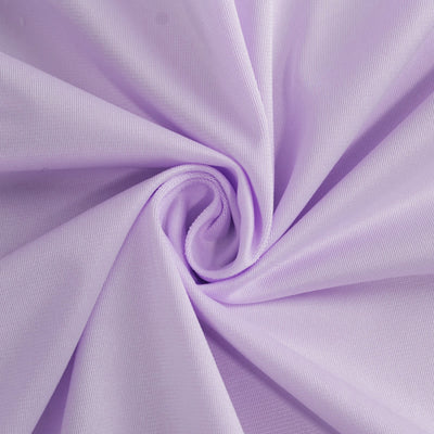 Scuba Round Tablecloth 70" Lavender Lilac - Wrinkle Free Table Cover