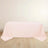 Blush Premium Scuba Rectangular Tablecloth, Wrinkle Free Polyester Seamless Tablecloth - 90x132inch