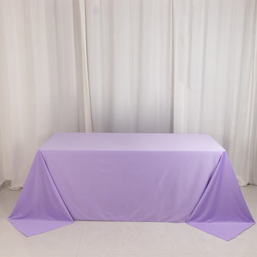 <h3 style="margin-left:0px;"><strong>Elegant Lavender Premium Scuba Tablecloth for a Seamless Finish</strong>