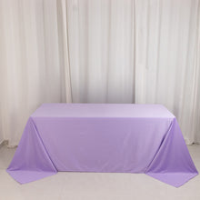 Lavender Lilac Premium Scuba Rectangular Tablecloth, Wrinkle Free Polyester Seamless