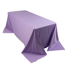 Lavender Lilac Premium Scuba Rectangular Tablecloth, Wrinkle Free Polyester Seamless