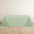 Sage Green Premium Scuba Rectangular Tablecloth, Wrinkle Free Polyester Seamless Tablecloth