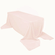 Blush Premium Scuba Rectangular Tablecloth, Wrinkle Free Polyester Seamless Tablecloth - 90x156inch