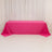 Scuba Rectangular Tablecloth 90x156inch Fuchsia - Seamless & Wrinkle Free Table Cover