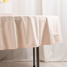 Blush Premium Scuba Round Tablecloth, Wrinkle Free Polyester Seamless Tablecloth - 90inch