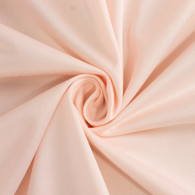 Scuba Round Tablecloth 90" Blush - Wrinkle Free Table Cover