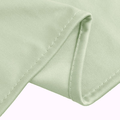Scuba Round Tablecloth 90" Sage Green - Wrinkle Free Table Cover