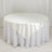 Shimmer Pearl White Scuba Square Table Overlay 70x70inch