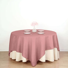 Dusty Rose Seamless Square Polyester Table Overlay