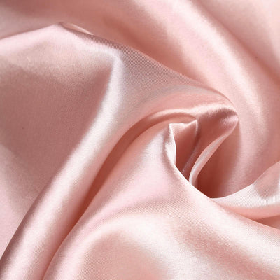 Satin Rectangular Tablecloth 60"x102" Dusty Rose - Wrinkle-Resistant & Durable Table Cover