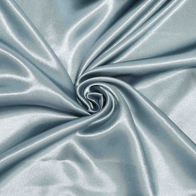 Satin Rectangular Tablecloth 90"x132" Dusty Blue - Seamless Table Cover