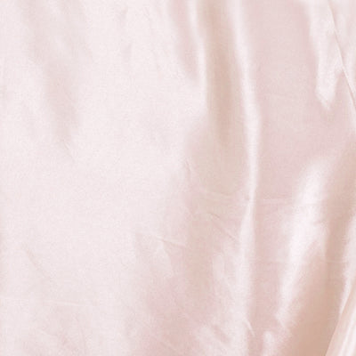 Satin Rectangular Tablecloth 90"x156" Blush - Seamless Table Cover