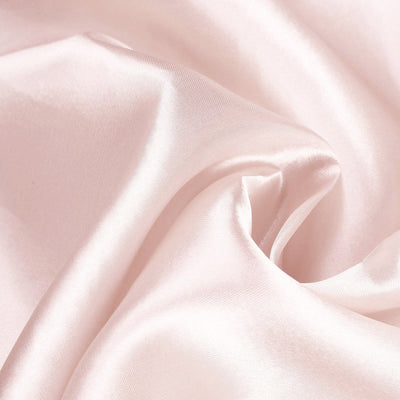Satin Rectangular Tablecloth 90"x156" Blush - Seamless Table Cover