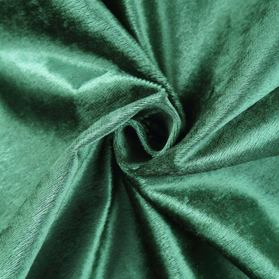 Premium Velvet Rectangle Tablecloth 90"x132" Hunter Emerald Green - Soft Textured Feel Reusable Seamless Table Cover