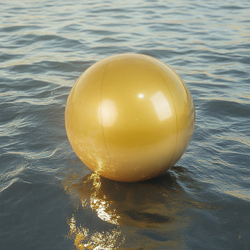 <h3 style="margin-left:0px;"><strong>Glamorous Gold Inflatable Beach Balls for Fun and Décor</strong>