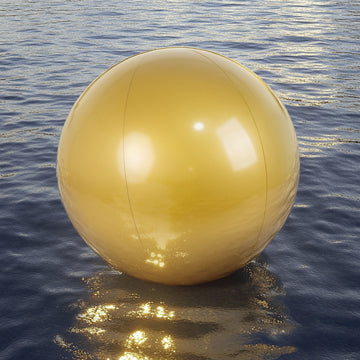 <h3 style="margin-left:0px;"><strong>Glamorous Gold Inflatable Beach Balls for Fun and Décor</strong>