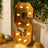 4ft Giant LED Marquee Letter, Gold Pre-Cut Foam Board with 10 Warm White