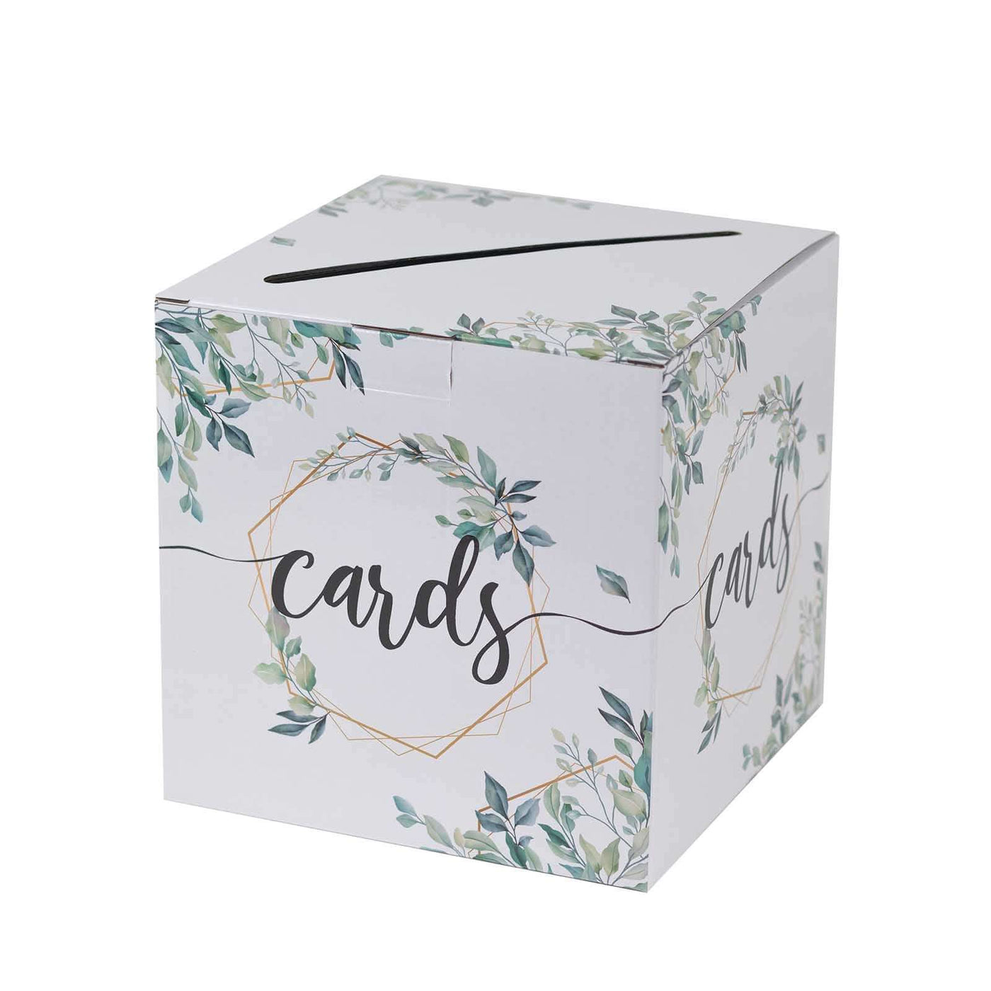 Greenery Themed Wedding Card Box 8