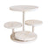 4 tier with round tiered trays