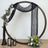 Black Gauze Cheesecloth Draping Fabric Wedding Arch Decorations, Boho Arbor Long Curtain Panel 20ft