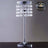 12 Inch Silver Crystal Beaded Chandelier Metal Candle Stand