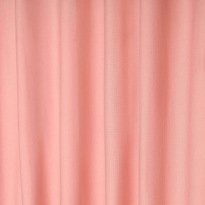 2 Pack Dusty Rose Scuba Polyester Backdrop Drape Curtains, Durable Flame Resistant Event Divider Panels Wrinkle Free With Rod Pockets - 10ftx10ft