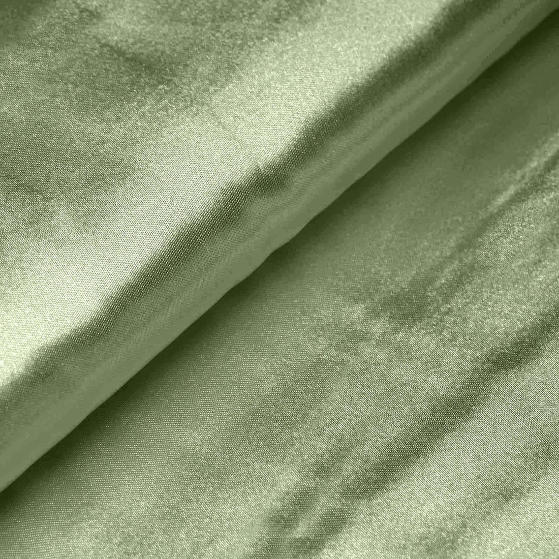 Fabric Bolt Eucalyptus Sage Green Satin 10 Yards x 54 Inch#whtbkgd