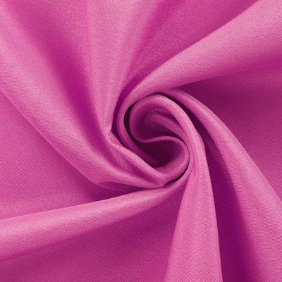 Polyester Rectangle Tablecloth 90"x132" Fuchsia with Seamless Finish
