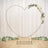 Heavy Duty Gold Metal Heart Shape Wedding Arch Photo Backdrop Stand