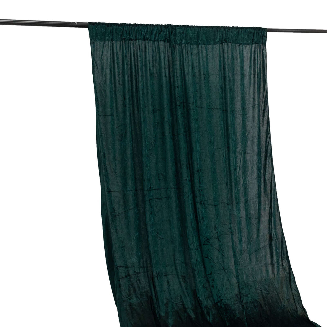 Hunter Emerald Green Premium Smooth Velvet Divider Backdrop Curtain Panel