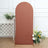 Matte Terracotta (Rust) Spandex Fitted Wedding Arch Cover