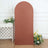 Matte Terracotta (Rust) Spandex Fitted Wedding Arch Cover