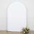 Matte White Spandex Fitted Chiara Backdrop Stand Cover For Round Top Wedding Arch