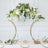 38 Inch Gold Metal Curvy Floral Arch Table Centerpiece Stand