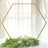 Gold Hexagon Arch Centerpiece Stand 24 Inch