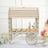 25inch Mini Natural Wooden Tabletop Dessert Display Sweet Stall, Candy Cart Cupcake Stand