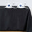 54x96Inch Black Polyester Linen Rectangle Tablecloth