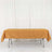 54 Inch x 96 Inch Rectangle Shaped Gold Polyester Linen Tablecloth