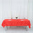 Red Polyester Rectangle Tablecloth 54 Inch x 96 Inch