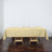 Champagne Rectangular Polyester Tablecloth 60 Inch x 102 Inch