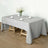 Silver Tablecloth 60 Inch x 102 Inch Rectangular In Polyester 