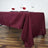 Burgundy Polyester Rectangular Tablecloth 60 Inch x 126 Inch Seamless 