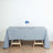 Dusty Blue Seamless Polyester Rectangular Tablecloth 60 Inch x 126 Inch