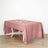 60x126Inch Dusty Rose Seamless Polyester Rectangular Tablecloth