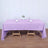 60inch x 126inch Lavender Lilac Seamless Polyester Rectangular Tablecloth