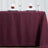 Polyester Rectangle 72 Inch x 120 Inch Tablecloth In Burgundy