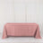 72 Inch x 120 Inch Rectangle Shaped Dusty Rose Polyester Linen Tablecloth