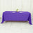 Purple Polyester Rectangle Tablecloth 72 Inch x 120 Inch