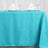 Turquoise Polyester Rectangle Tablecloth 72 Inch x 120 Inch